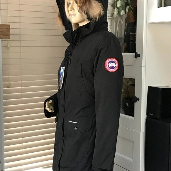 WOMEN Canada Goose Arctic Program Black Parka Coat Sz XXS NWT NEW Made in Canada - Picture 6 of 16